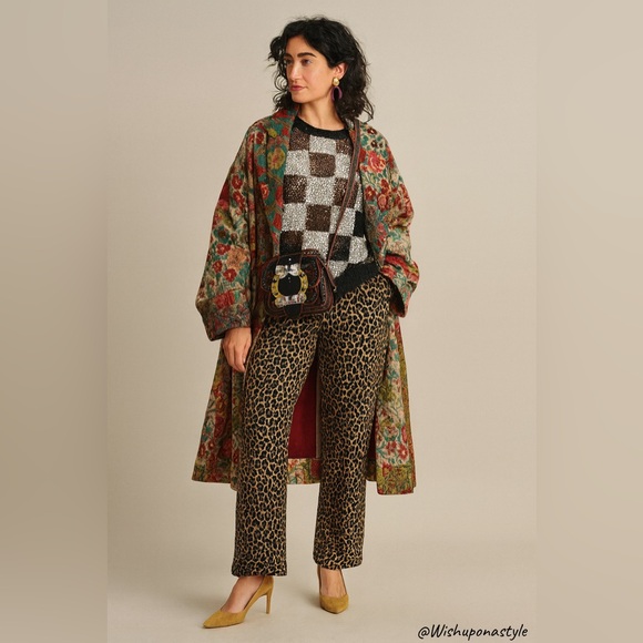 Miu Miu Rare Dahlia Madras Crystal Rhinestone Stud Black Leather Bag Purse - Picture 15 of 15